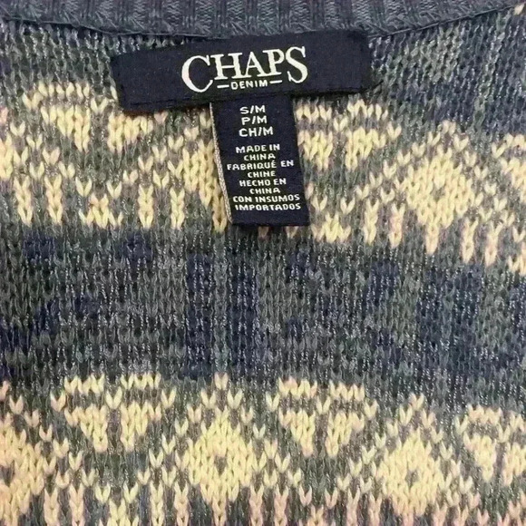 CHAPS poncho sweater - Picture 3 of 7